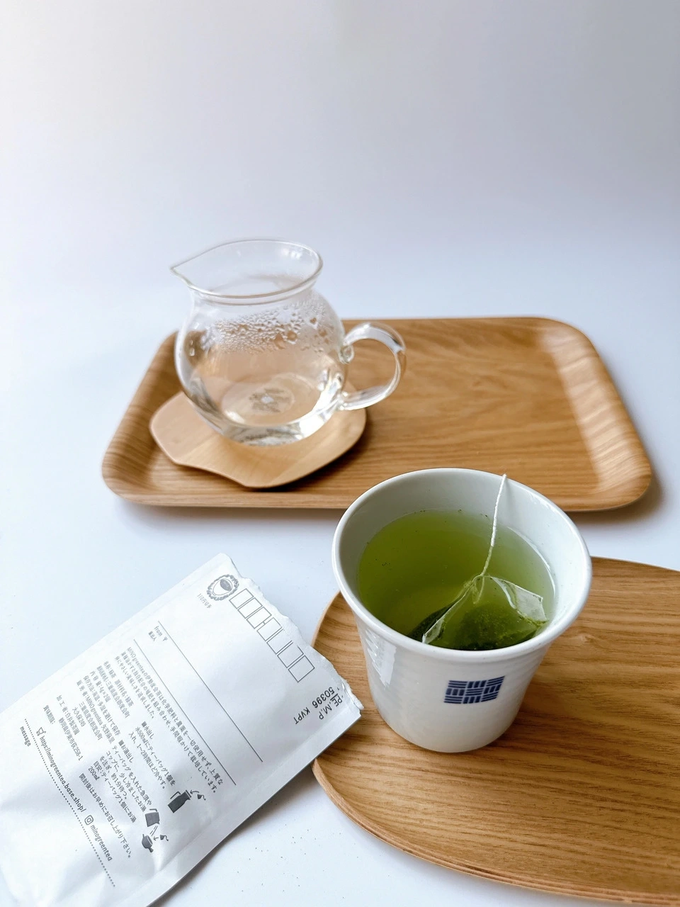 敬老の日 茶てがみ 切手を貼って送れるお茶入り手紙 プチギフト ほうじ茶 煎茶