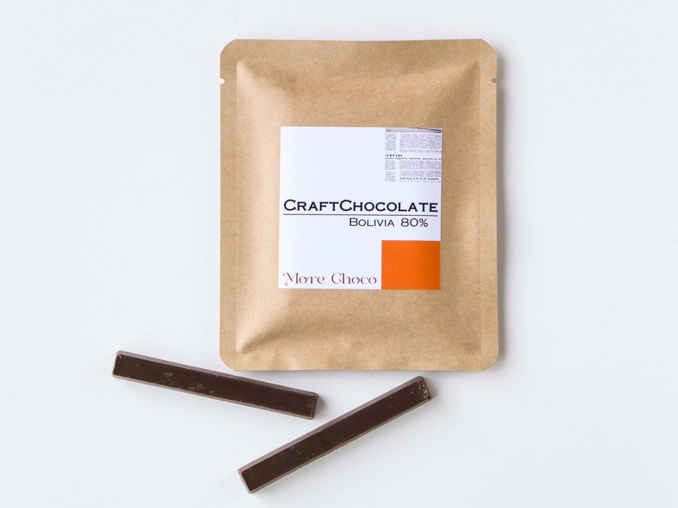 カカオ豆ときび砂糖だけで作るクラフトチョコレート＜ボリビア産