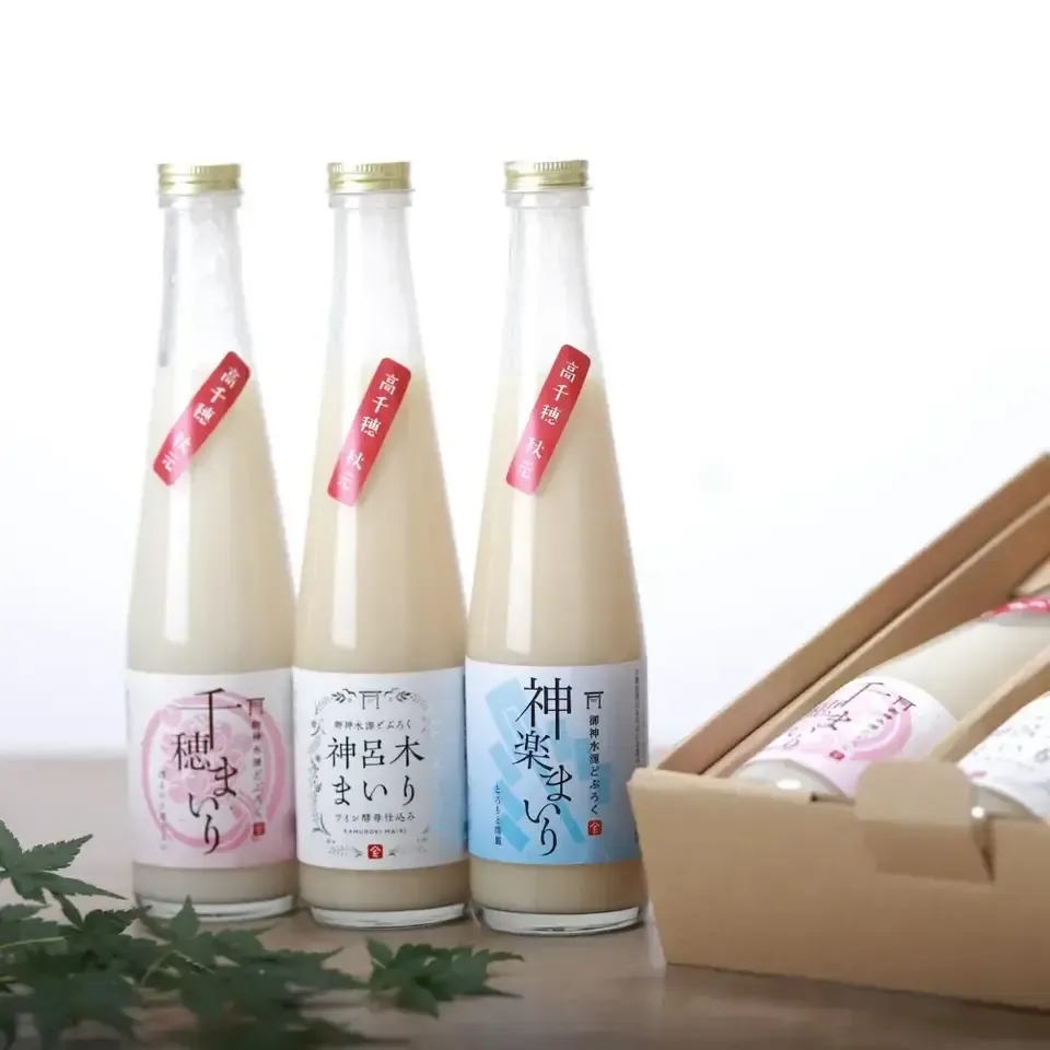 御神水源どぶろく 千穂まいり3種類 飲み比べ 300ml 高千穂ムラたび