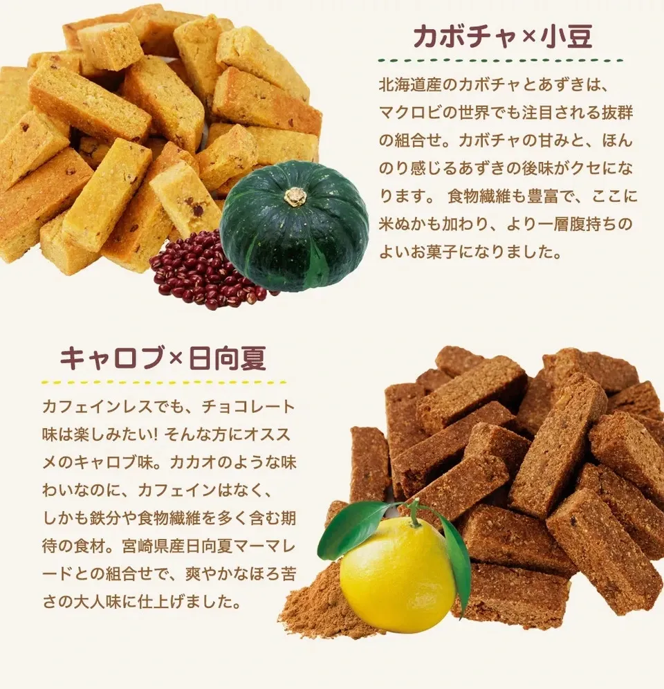 グルテンフリーの米粉・米ぬかのお菓子 ライスブランビスコッティ