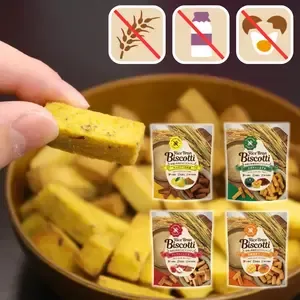 グルテンフリーの米粉・米ぬかのお菓子 ライスブランビスコッティ