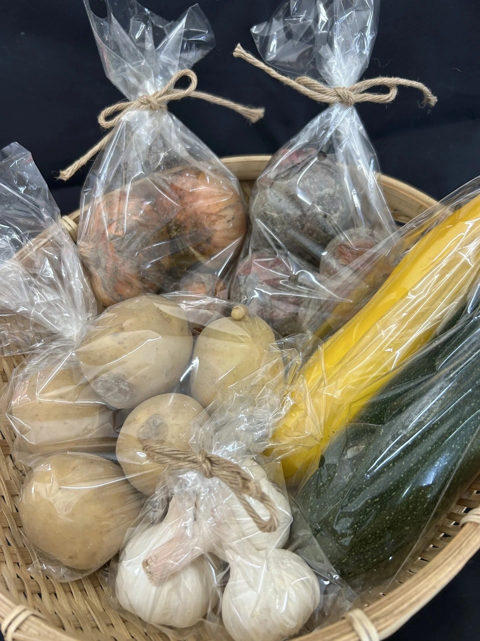 静岡県浜松産・自然栽培<旬野菜おまかせセット>農夫の足音で育てた季節野菜