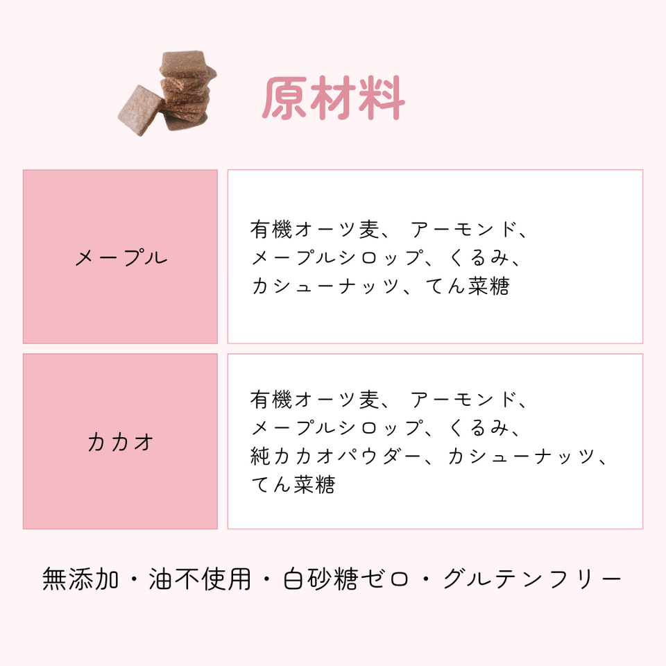 美腸活クッキー【油不使用・グルテンフリー・無添加・白砂糖ゼロ】