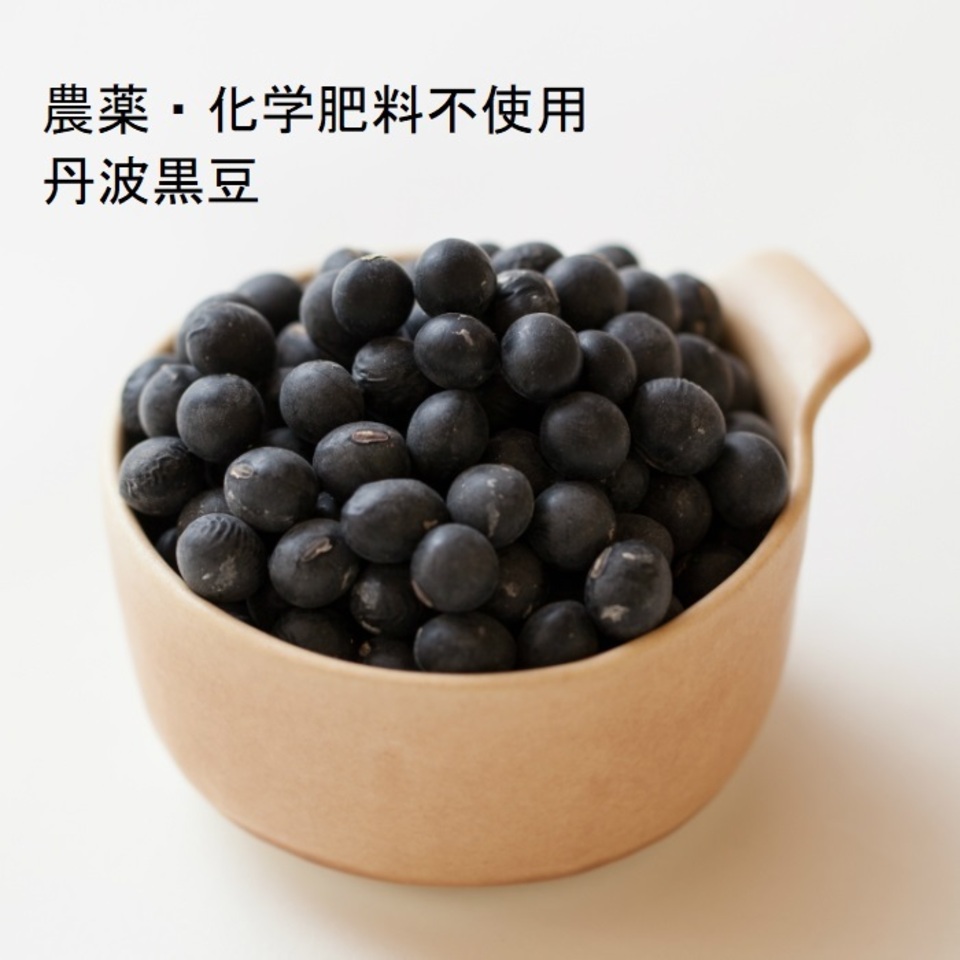 農薬・化学肥料不使用で育った黒豆の自然な甘みと香ばしさ＜丹波篠山