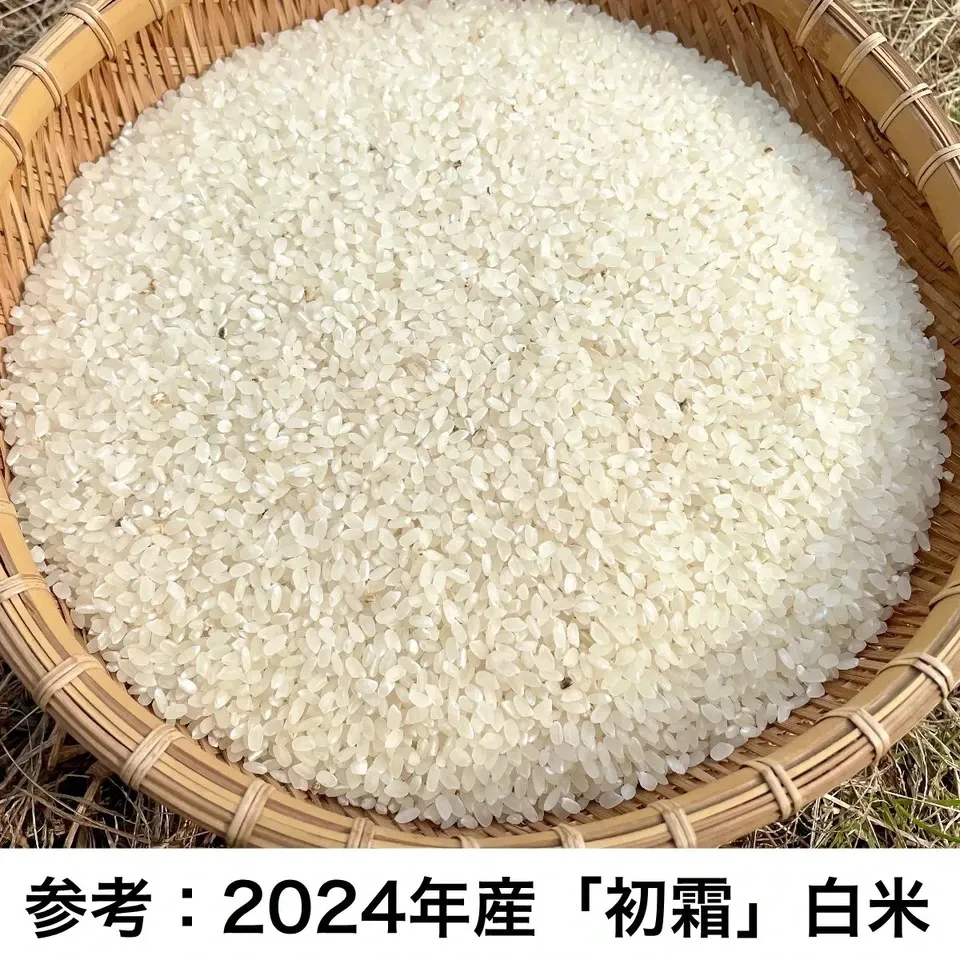 令和7年度産＜初霜＞白米/玄米【無農薬・無肥料・天日干し】 ののま