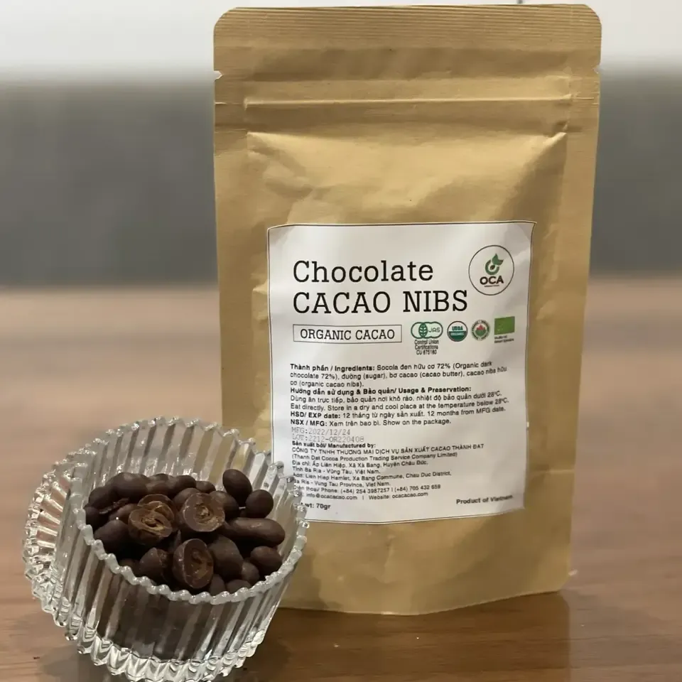 予約販売]【オーガニック】カカオニブチョコレートボール70g