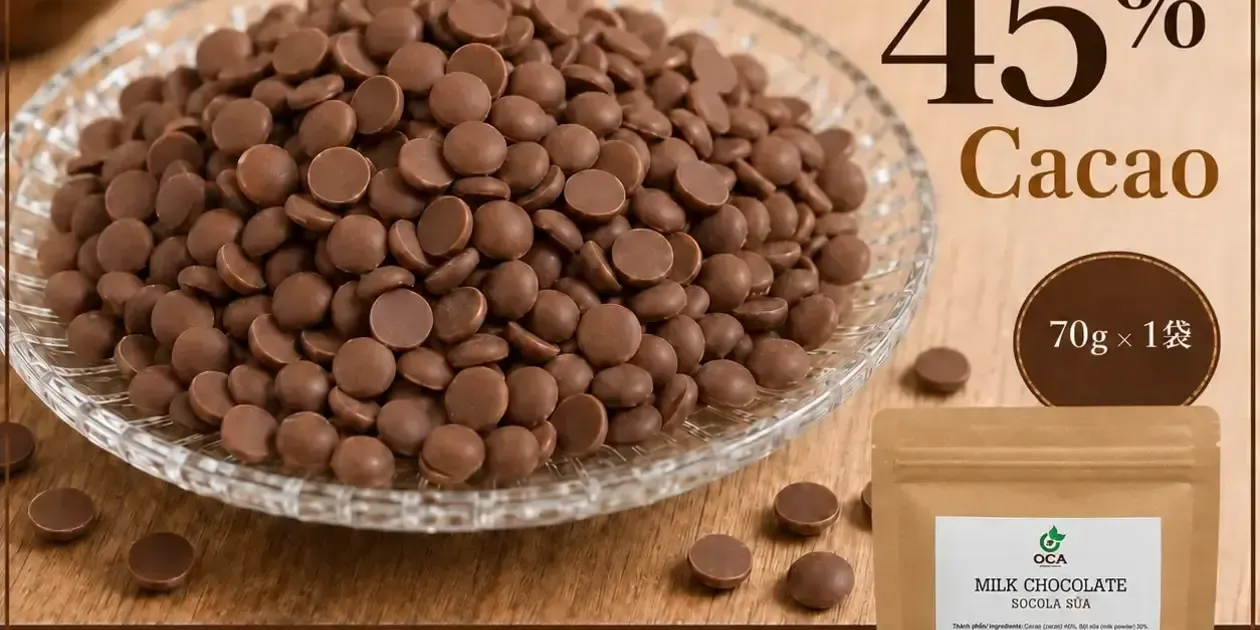 新発売】ミルクチョコレート 45%｜オーガニックカカオ使用・無添加 OCA
