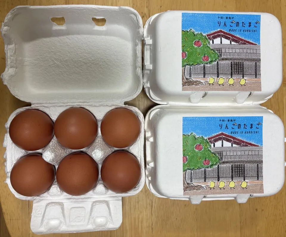 青森・津軽の平飼い卵「りんごのたまご」りんごの発酵飼料で育てた自然