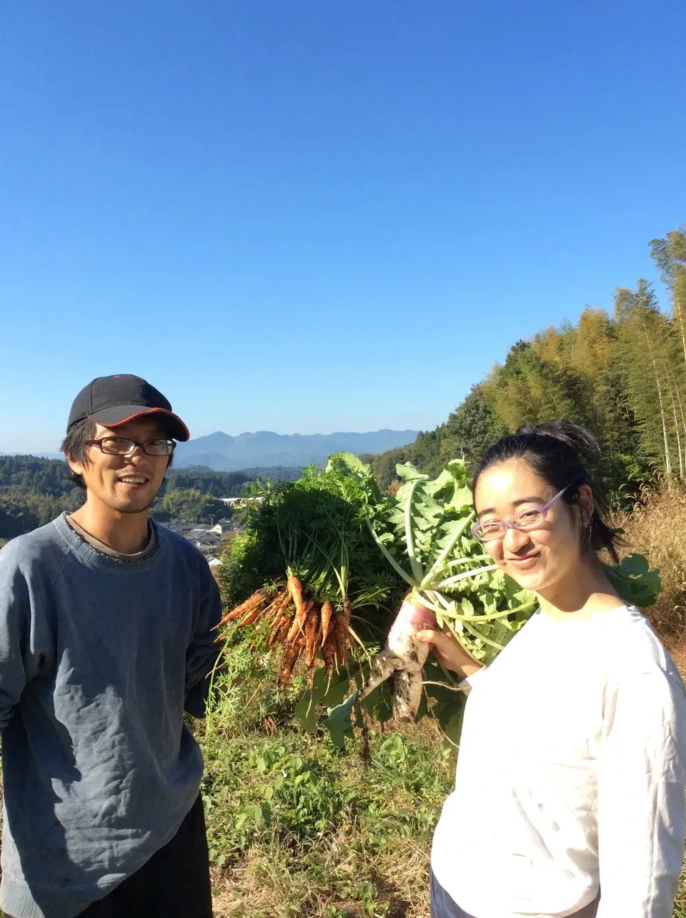 冬季限定、自然農法・自然栽培、お野菜セット。鹿児島県湧水町産