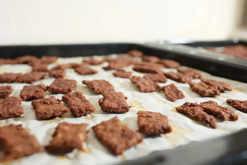 北海道産エゾ鹿肉の無添加犬用おやつ<ポロッコクッキー>グルテンフリー・米粉使用・全犬種対応