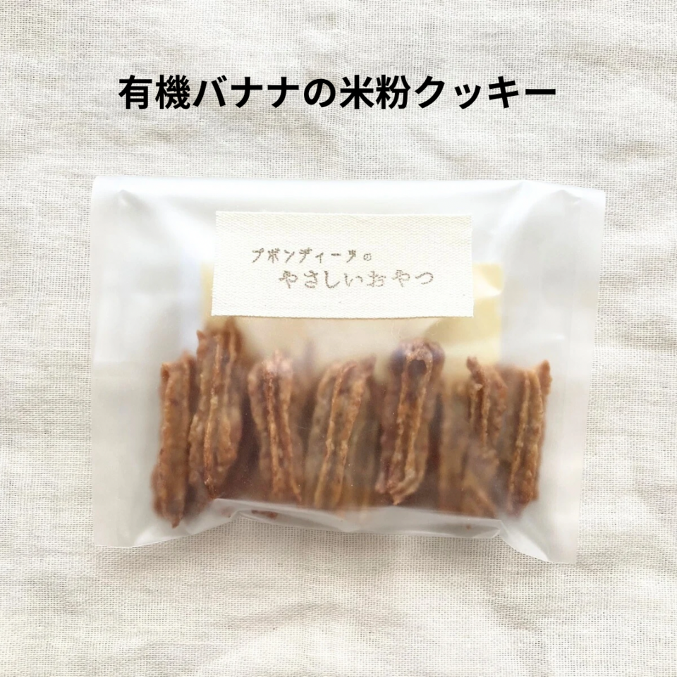 無農薬米粉のクッキー 100%無農薬・有機食材《甘味料不使用で甘くない》砂糖・小麦・卵・乳製品・大豆・食品添加物不使用