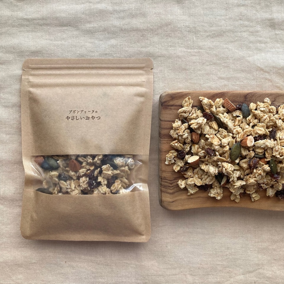 有機オートミールのグラノーラ 100%無農薬・有機食材《甘味料不使用で甘くない》砂糖・小麦・卵・乳製品・大豆・食品添加物不使用