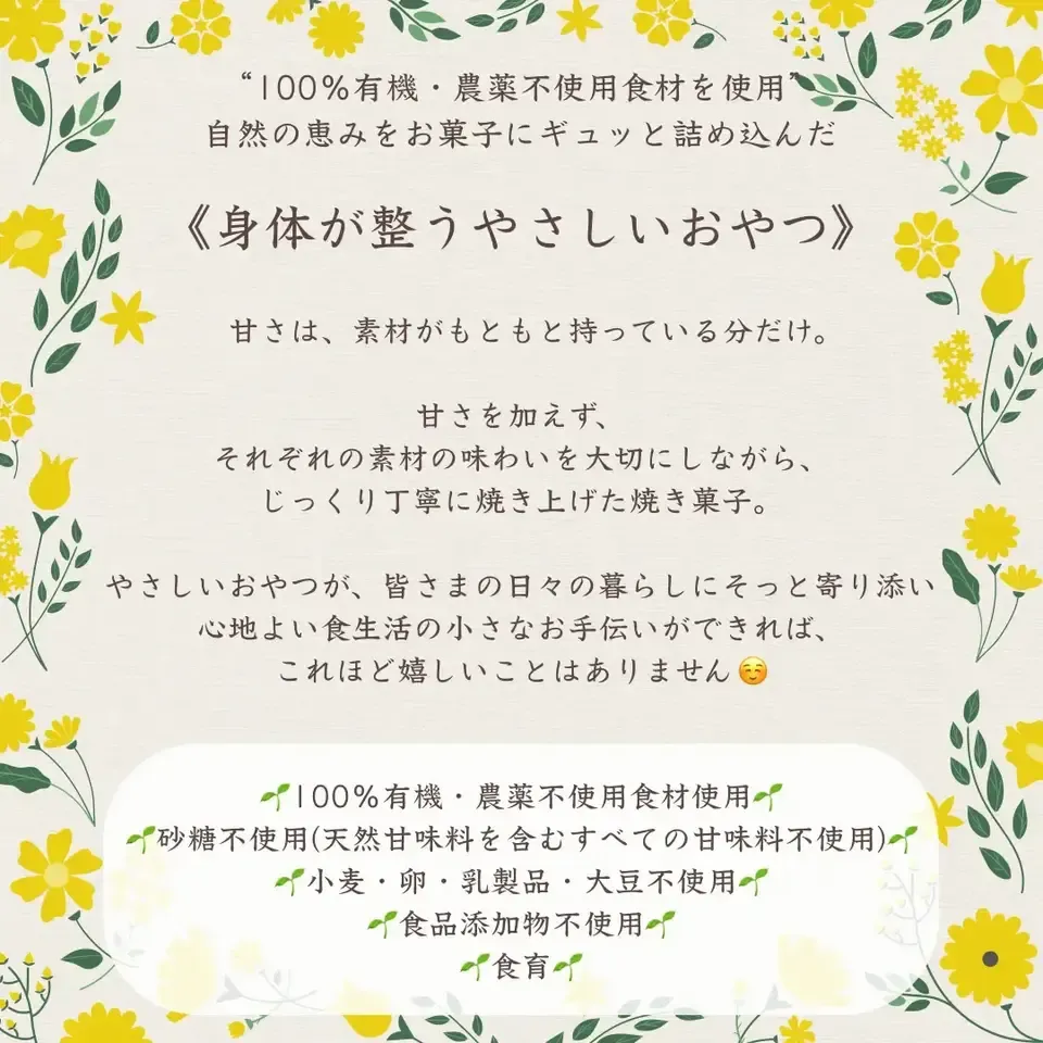 有機オートミールのクッキー　100%無農薬・有機食材〈甘味料不使用で甘くない〉砂糖・小麦・卵・乳製品・大豆・食品添加物不使用