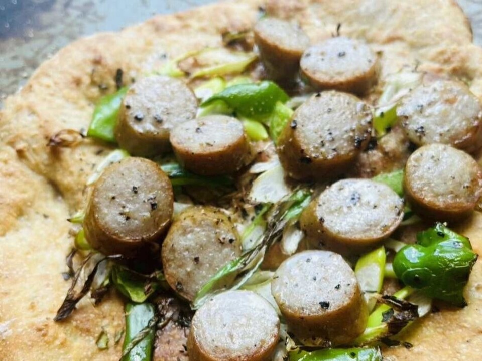 無添加 全粒粉の天然酵母ピザ【農薬不使用小麦×糸島野菜】