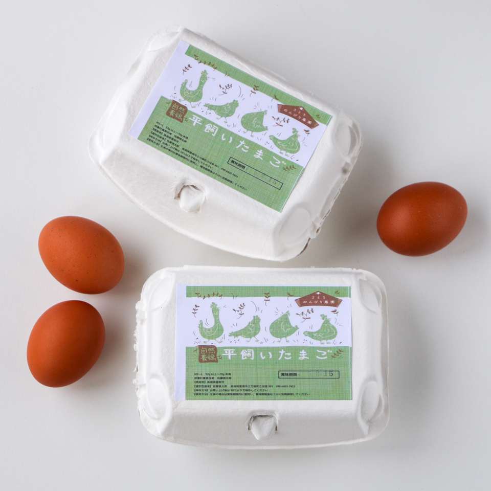 大寒期間の卵】平飼いのんびり農園 さとうのんびり農園 (島根県産