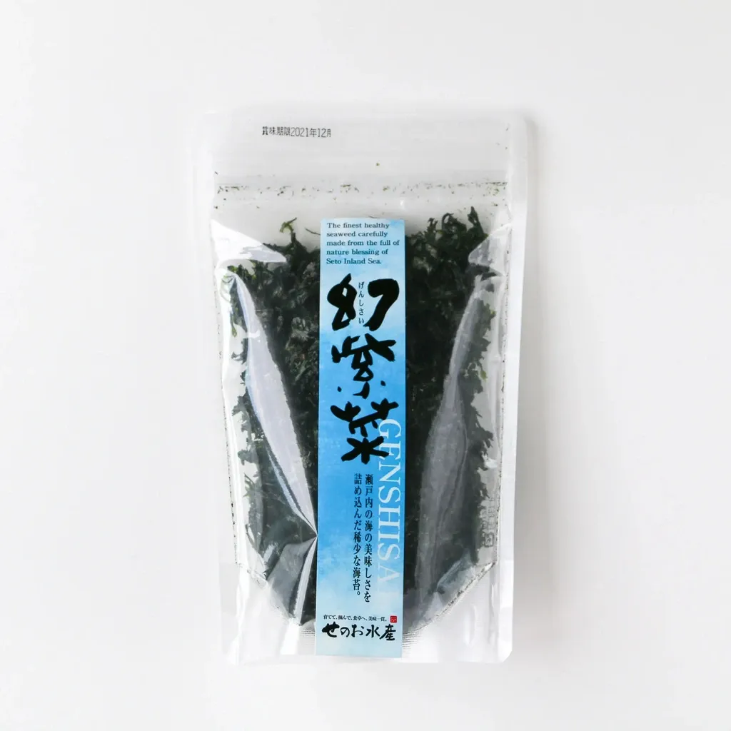 養殖岩海苔種「幻紫菜（げんしさい）」焼きばらのり せのお水産 (岡山
