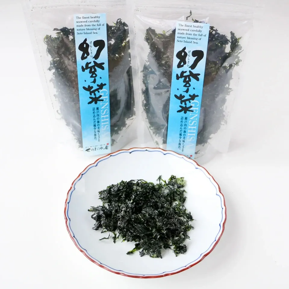 養殖岩海苔種「幻紫菜（げんしさい）」焼きばらのり せのお水産 (岡山