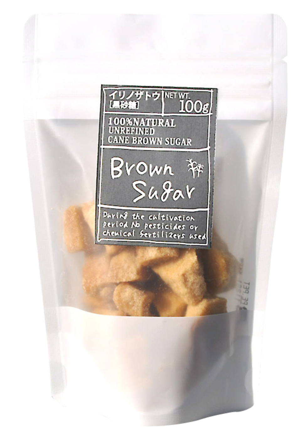 サトウキビ100% のイリノザトウ BROWN SUGAR しまんと百笑かんぱ