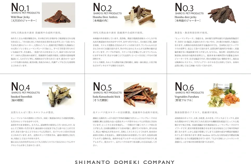 PET用ヒューマングレードペットフード［鮎の燻製］Smoked Sweetfish 