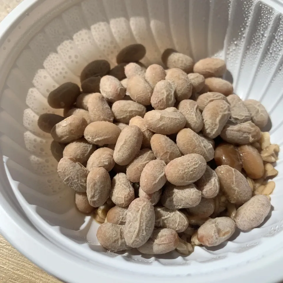 白ほたる大粒納豆』 白ほたるの自然栽培大豆(赤大豆・黄大豆)100%使用