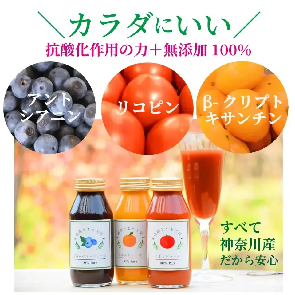 湘南無添加100％トマトジュースギフトセット