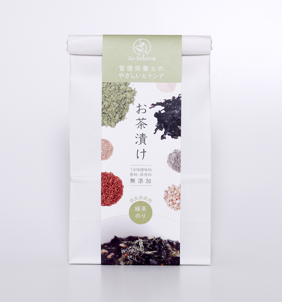 美味しい大和茶入り 無添加お茶漬け 緑茶+のり 3食入り