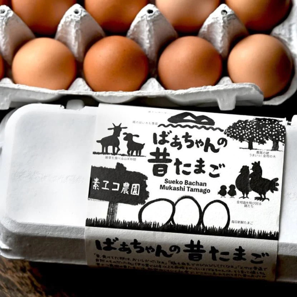 平飼い卵＜白身ぷるんっ！ばあちゃんの昔たまご＞ 独自配合飼料使用 素