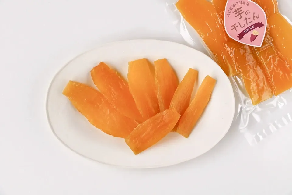 木製せいろでじっくり蒸し上げた干し芋(紅はるか)農薬不使用