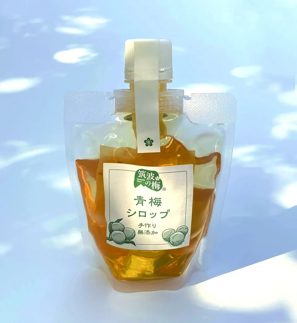 筑波の梅と砂糖だけで無加水手作り＜青梅シロップ＞保存料着色料無添加