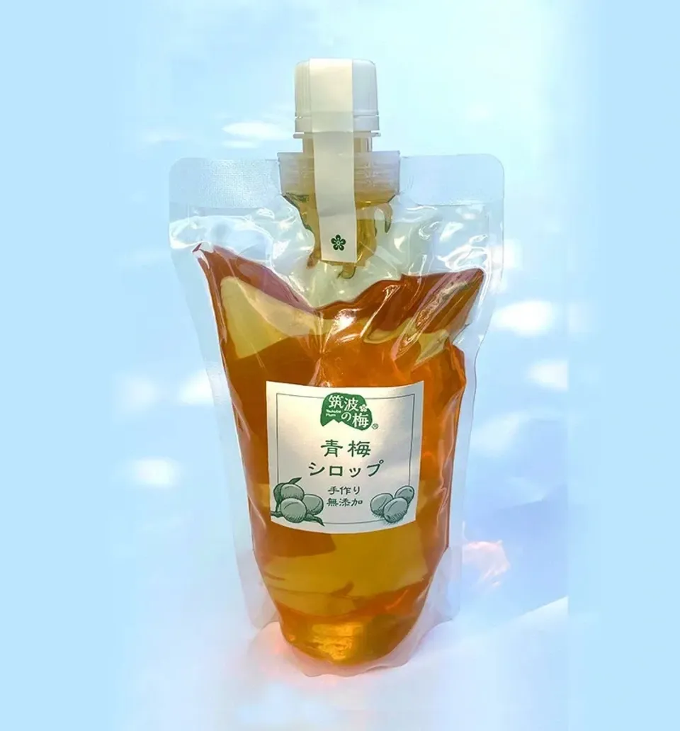 筑波の梅と砂糖だけで無加水手作り＜青梅シロップ＞保存料着色料無添加