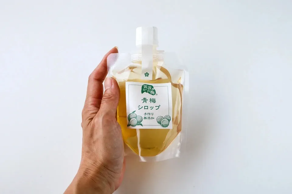 筑波の梅と砂糖だけで無加水手作り＜青梅シロップ＞保存料着色料無添加