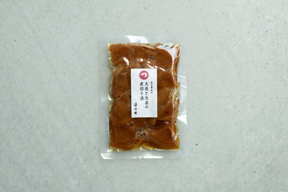 大根と生姜の煮切り漬け