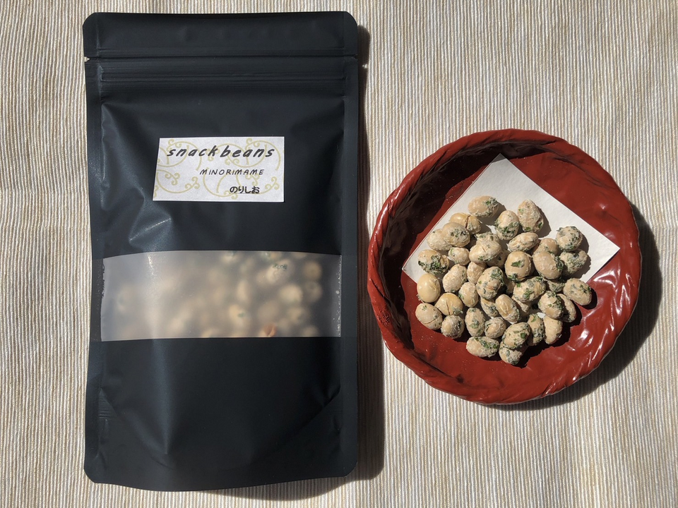 国産大豆のヘルシーな豆菓子＜スナックビーンズ＞黒糖・きな粉・のりしお・スパイシーペッパー