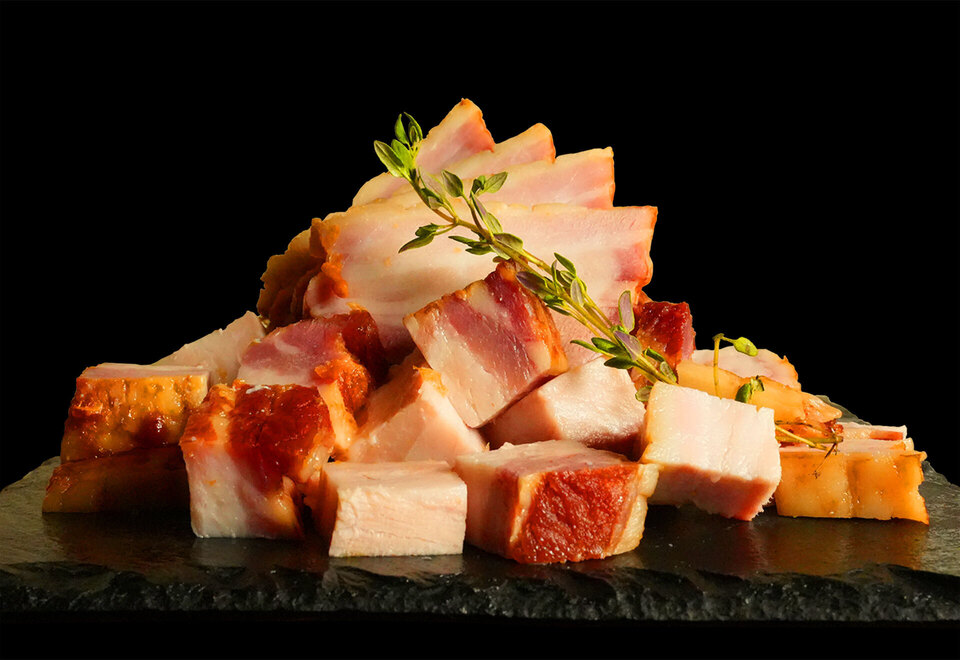 【ギフト用】お肉と塩だけ＜BIOベーコン&燻製鴨＞独自製法完全無添加・自然放牧フランス産豚&タイ産鴨・長期熟成天日海塩
