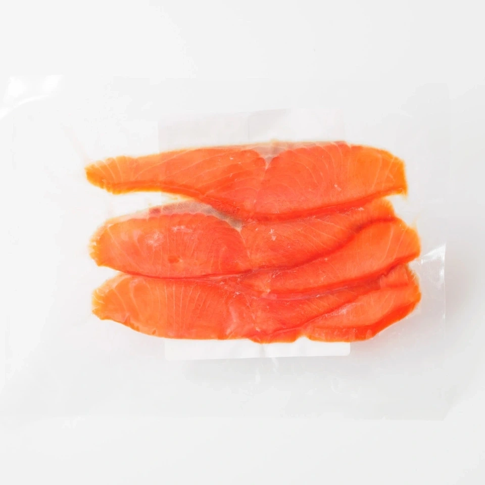 化学調味料無添加 <天然紅鮭スモークサーモン>40g スライス