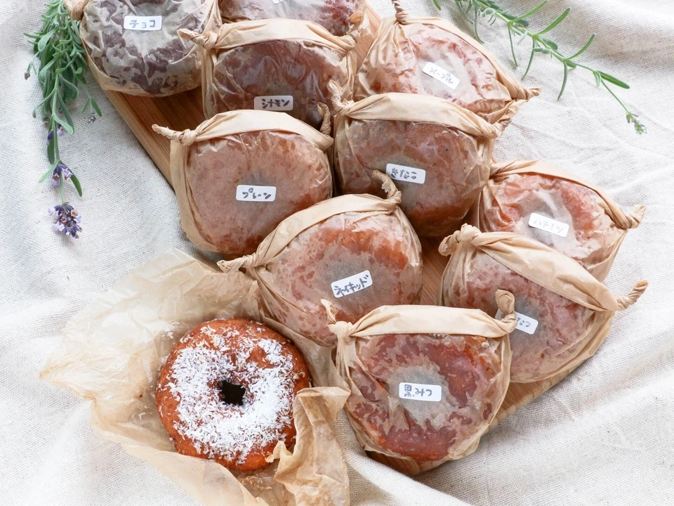 【ギフトBOX】卵・乳製品不使用＜おまかせ手作りドーナツセット＞古代小麦と甘酒の優しい甘み！大切な方への贈り物に