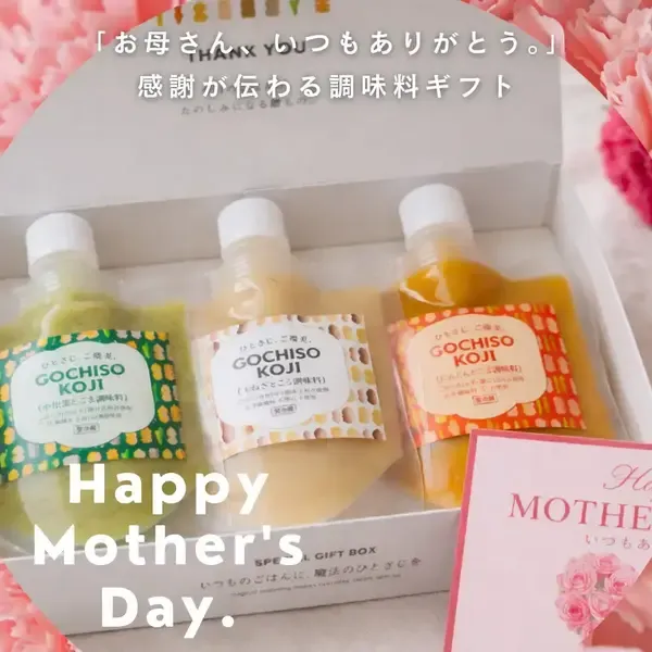 母の日限定】発酵で健康を贈る｜感謝が伝わる調味料ギフトセット