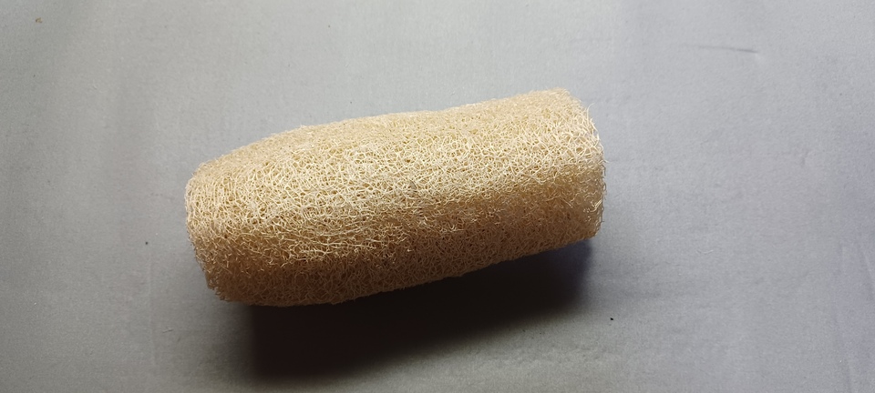 有機へちまで手作り<キッチン用四角たわし>